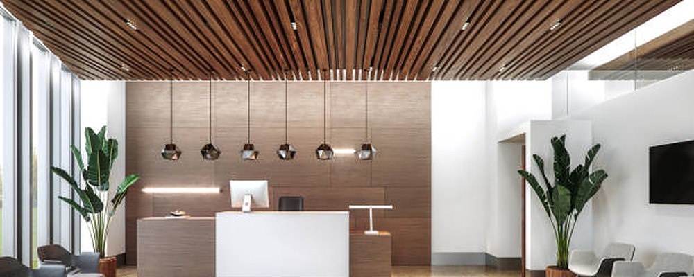 The welcoming reception area at our clinic